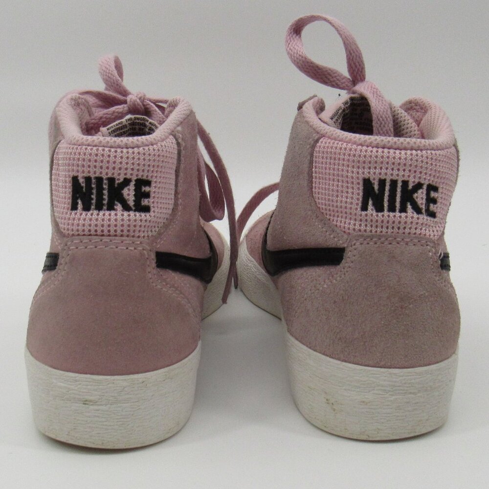 Women's Nike SB Bruin High Skate Shoes Medium Soft Pink Suede DR0126-600 Size 6 - Picture 3 of 8